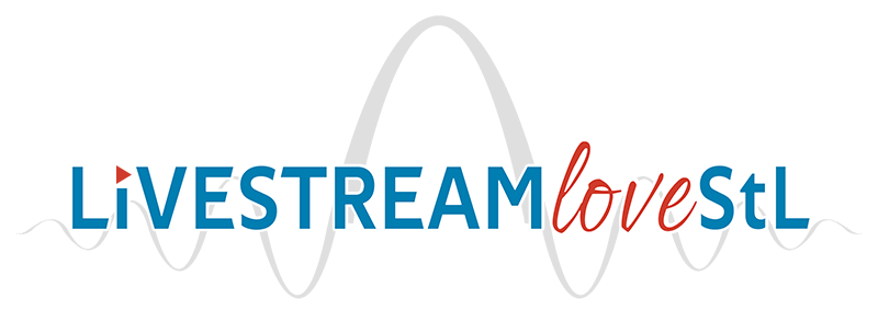 Livestream Love StL logo livestreaming weddings and funerals